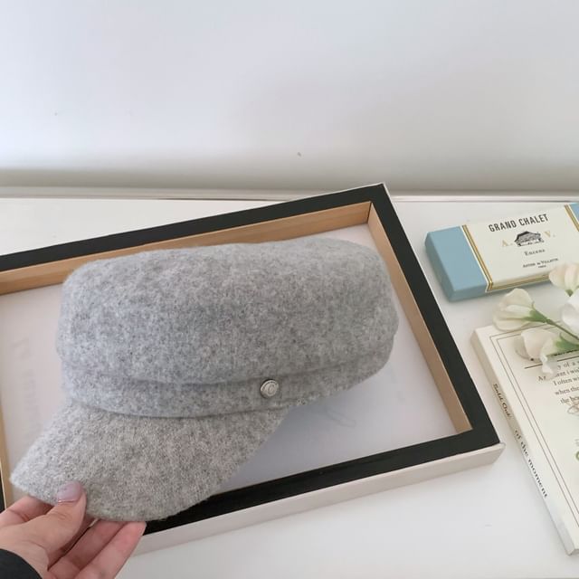 Cap Newsboy Buttoned