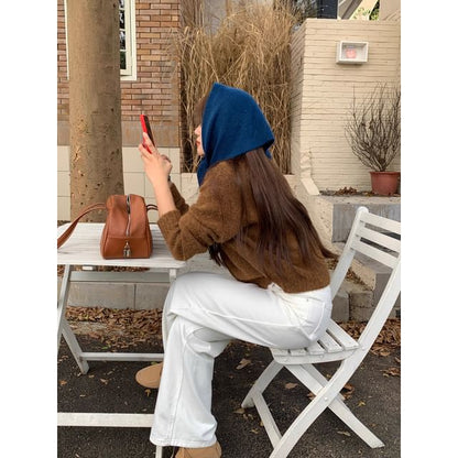 Scarf Heart Buttoned