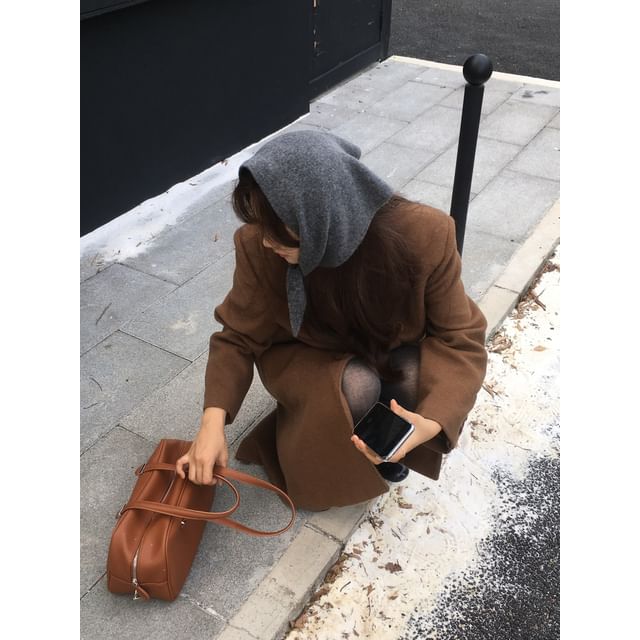 Scarf Heart Buttoned