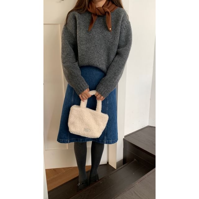 Scarf Heart Buttoned