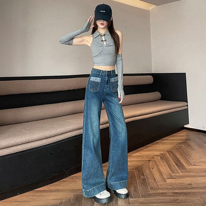 Designs) Jeans Rise (Various High Washed Loose Fit