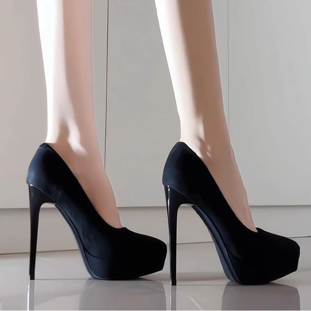 Platform Pumps Heel Stiletto