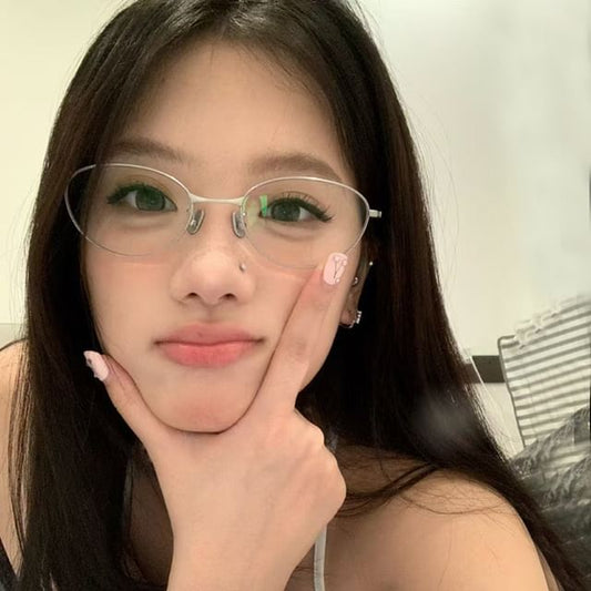 Eyeglasses Frame Thin Oval