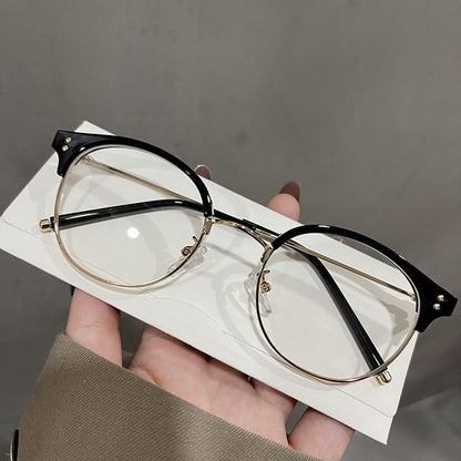 Thin Frame Round Eyeglasses