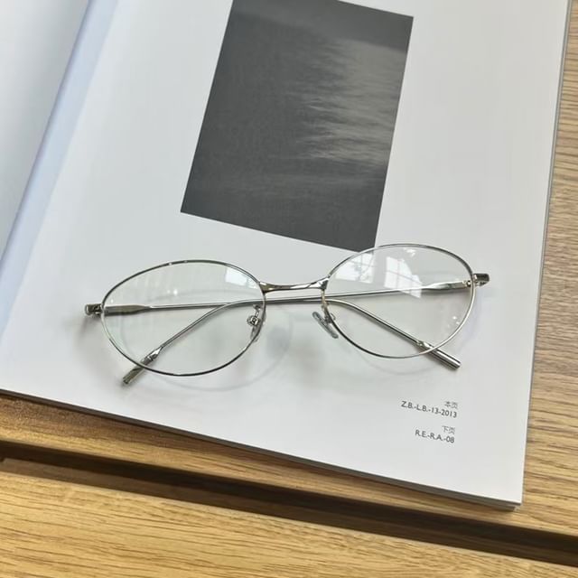 Eyeglasses Frame Thin Oval