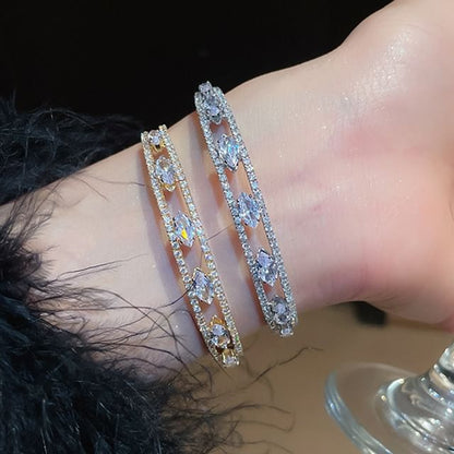 Bangle Open Rhinestone