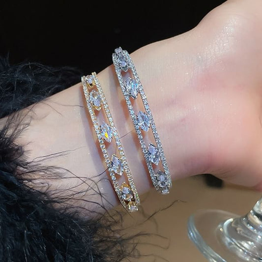 Bangle Open Rhinestone