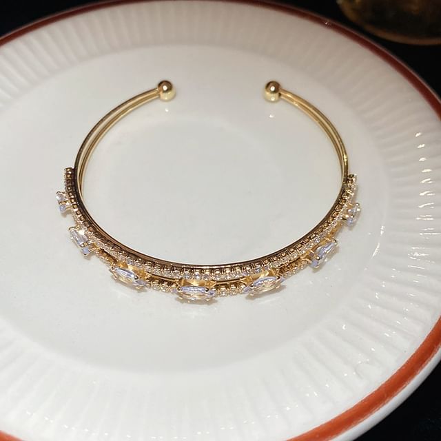 Bangle Open Rhinestone