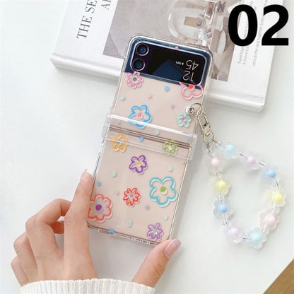 Floral / Heart Phone Case / Charm / Strap / Set