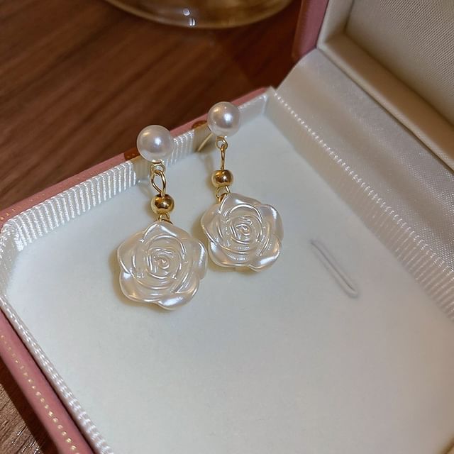 Boucle d'oreille fleur