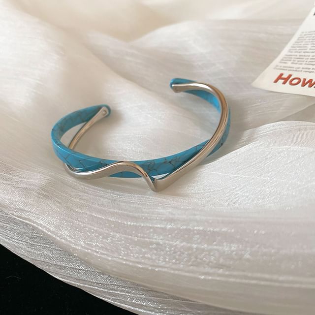 Open Print Twisted / Leopard Bangle