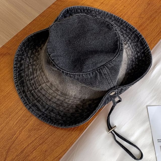 Denim Boonie Washed Hat