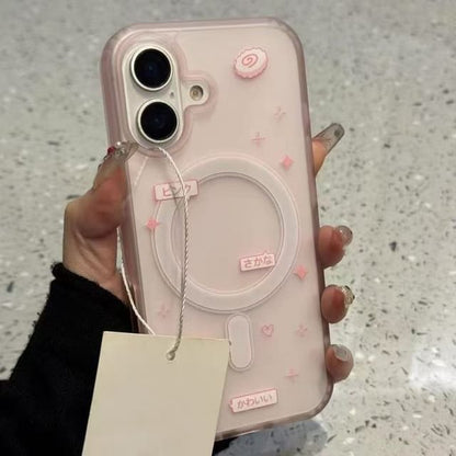 with (Compatible Magnetic MagSafe) Case Phone Print