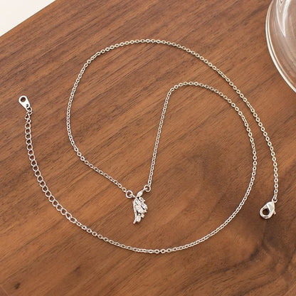 Star Pearl Pendant / Necklace Rhinestone Faux