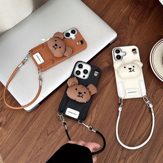 Case Strap Puffed Phone Bear with