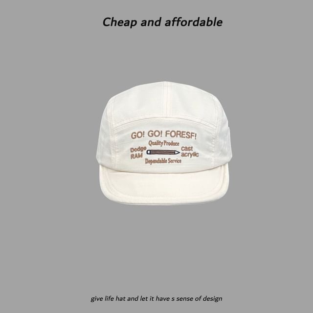 Embroidery Lettering Baseball Cap
