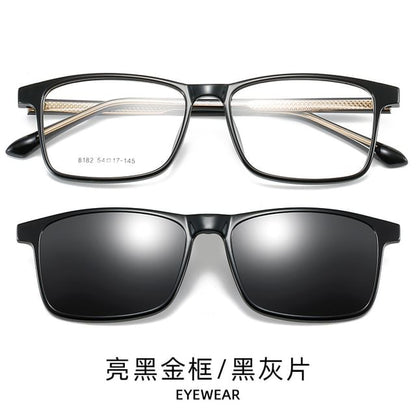 with Sunglasses Glasses Clip On Square