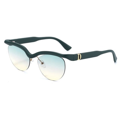 Browline Rimless Sunglasses
