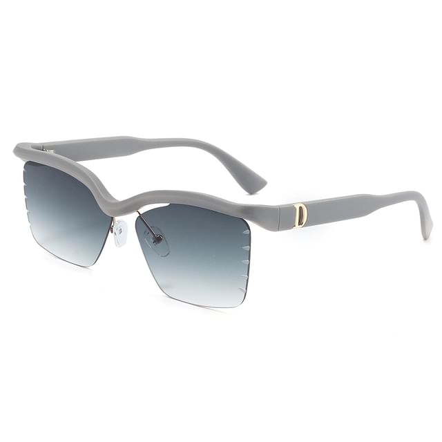 Sunglasses Rimless Browline