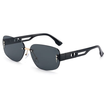 Rimless Sunglasses Rectangle