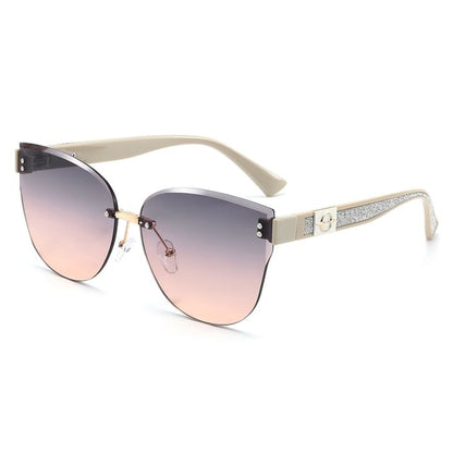 Oval Sunglasses Rimless
