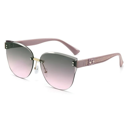 Oval Sunglasses Rimless