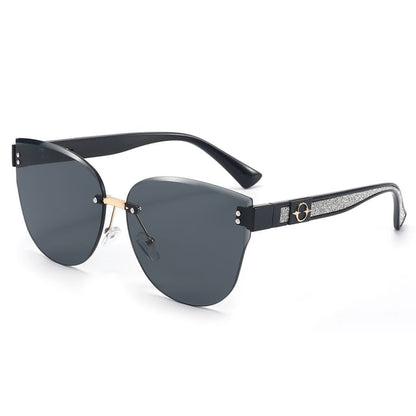 Oval Sunglasses Rimless