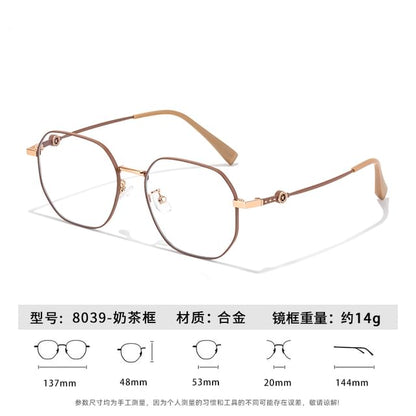 Blocking Light Glasses Blue Polygon