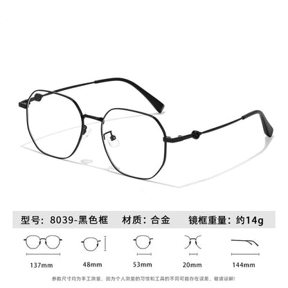 Blocking Light Glasses Blue Polygon