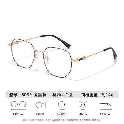 Blocking Light Glasses Blue Polygon