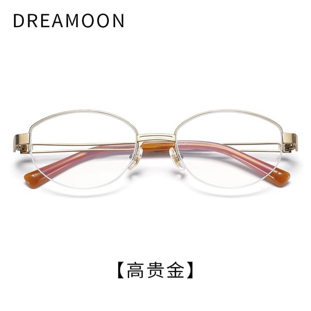 Blocking Oval Light Glasses Blue