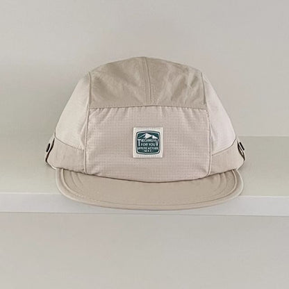 Lettering Baseball Applique Cap