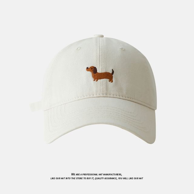 Embroidered Cap Baseball Dog