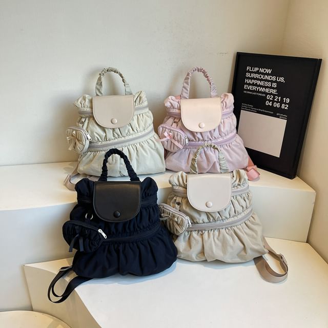 Textile Backpack Plain