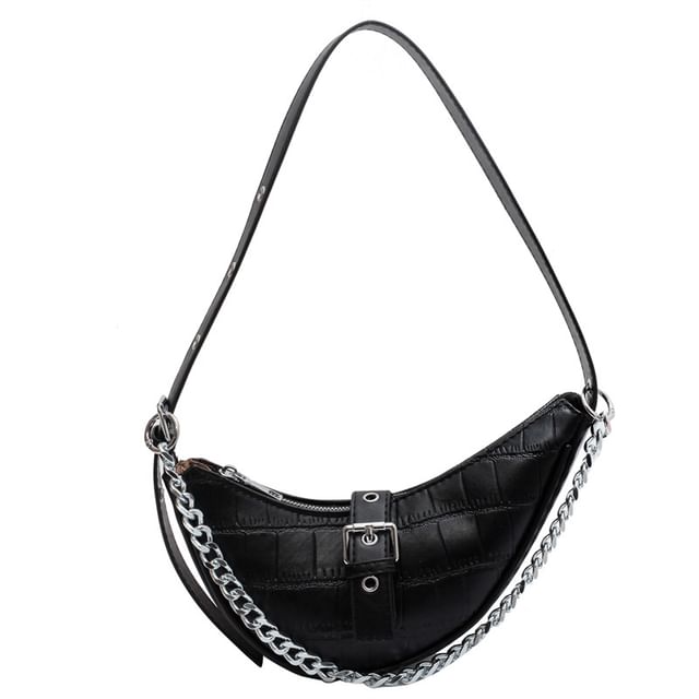Animal Hobo Bag Print Buckled