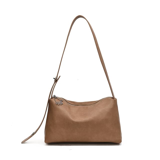 Leather Shoulder Faux Bag Plain