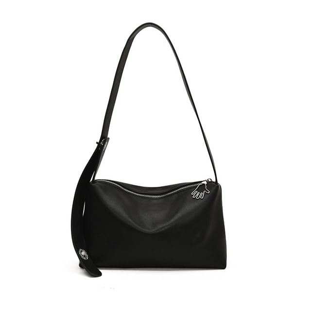 Leather Shoulder Faux Bag Plain