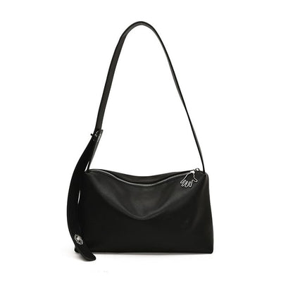 Leather Shoulder Faux Bag Plain