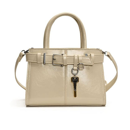 Faux Bag Leather Buckle Crossbody