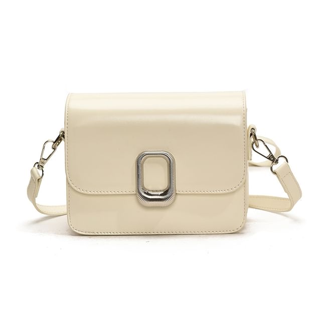 Crossbody Faux Leather Flap Bag