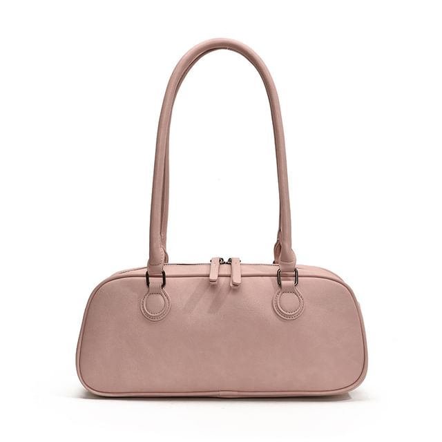 Bag Leather Faux Plain Shoulder