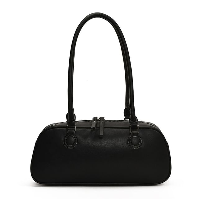 Bag Leather Faux Plain Shoulder