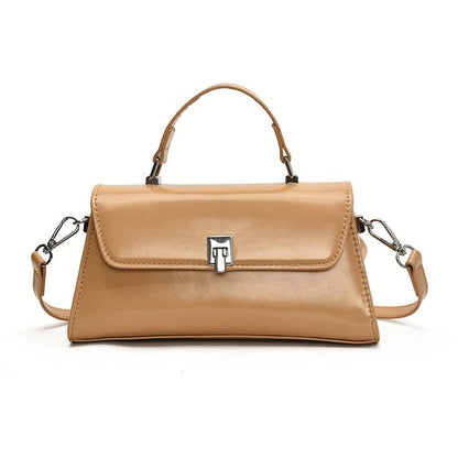 Crossbody Faux Leather Bag Flap