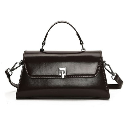Crossbody Faux Leather Bag Flap