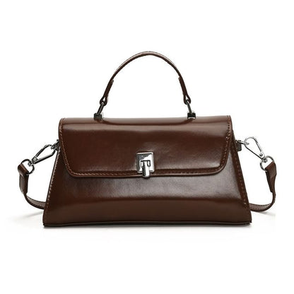 Crossbody Faux Leather Bag Flap