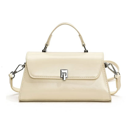 Crossbody Faux Leather Bag Flap