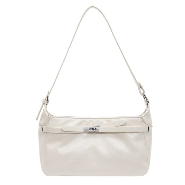 Leather Faux Bag Shiny Shoulder