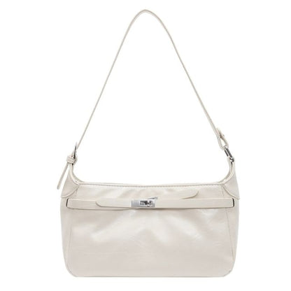 Leather Faux Bag Shiny Shoulder