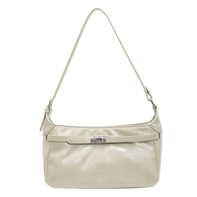 Leather Faux Bag Shiny Shoulder