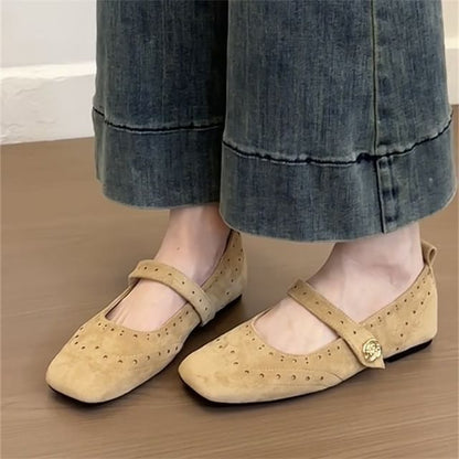Square-Toe Mary Shoes Jane